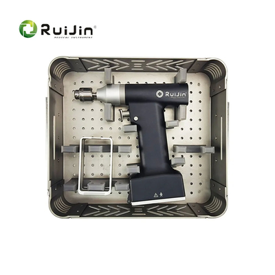 Autoclavable Orthopedic Drill Machine With Silver Black 72W Rated Input Power Aluminum Box Package